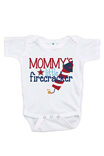 Custom Party Shop Baby's Mommy's Firecracker 4th of July Onepiece 12-18 Months