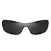 Walleva Black Polarized Replacement Lenses for Oakley Antix Sunglasses