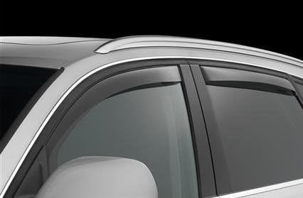 Chevrolet Chevy Silverado Crew Cab Wind Deflectors Sun Visors Rain Guards Exterior Trim Cover Set 2003 2004 2005 2006