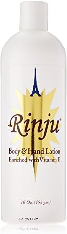 Rinju Body and Hand Lotion Enriched with Vitamin-E, 16 Ounce by Rinju