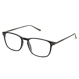 Blue Light Blocking Glasses with Anti-Glare,Cut UV400 Transparent Lens,Computer Reading Glasses,Anti Eyestrain/Anti Scratch/Anti Smudgy,Sleep Better f