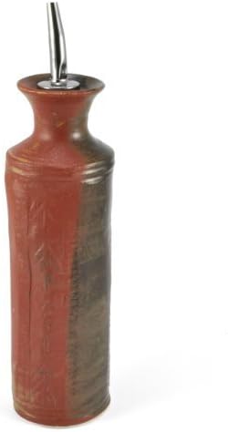 Handmade Oil Bottle, Red Earth