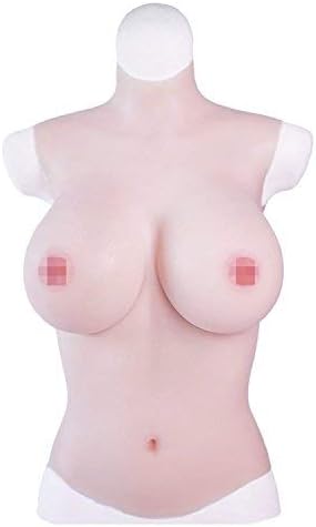 Nataliia Artificial Breast G Cup Half Bodysuit Female Breast for Cross-Dresser Transgender Crossdressing Man Cosplay Girl Costume