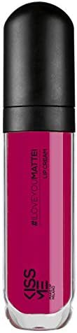 KissMe Makeup Milano Matte liquid lipstick #iloveyoumatte 15 deep magenta