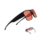 FL-41 Rose Tinted Fitover Glasses for