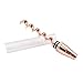 Flat Mouth Glass Tube Tool Set with Cleaning Tools + Storage Bag (Rose Gold)