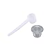 Reusable Nespresso Pods Stainless Steel Refillable Capsules for Nespresso Machines+ Free Spoon