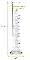 EISCO Graduated Cylinder, 500ml - Class B Tolerance