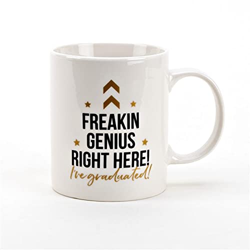 Graduation New Bone China Mug - Freakin Genius