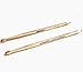 Suck UK Wooden Drumstick Pencils - Novelty Drummer Gifts for Men & Music Lovers - Wooden Drumstick Shaped Sketch Pencil - Unique Office & School Stationery Supplies - Cool Drum Kit - Set of 2 Black