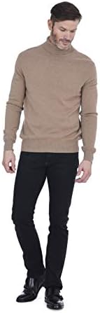 Cashmeren Men's 100% Pure Cashmere Turtleneck Long Sleeve Pullover Sweater