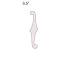 F-Hole Routing Template - 6.5" Sharp