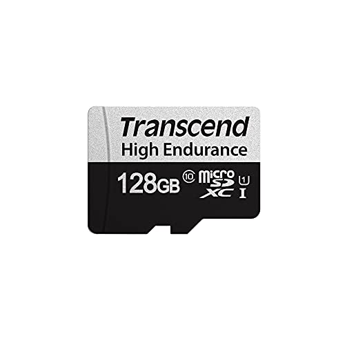 Transcend 128GB 350V(uSD Card), Micro SD, Memory Card, U1, Full HD