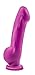 Blush Novelties Real Nude Ergo Dildo, Violet, 14.4 Ounce
