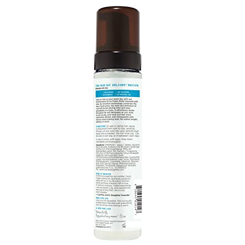 CAROL’S DAUGHTER WASH DAY DELIGHT HAIR GEL TO FOAM MOUSSE STYLER AND HAIR DETANGLER FOR CURLS WITH ALOE, NATURAL-LOOKING HOLD 8.5 FL OZ