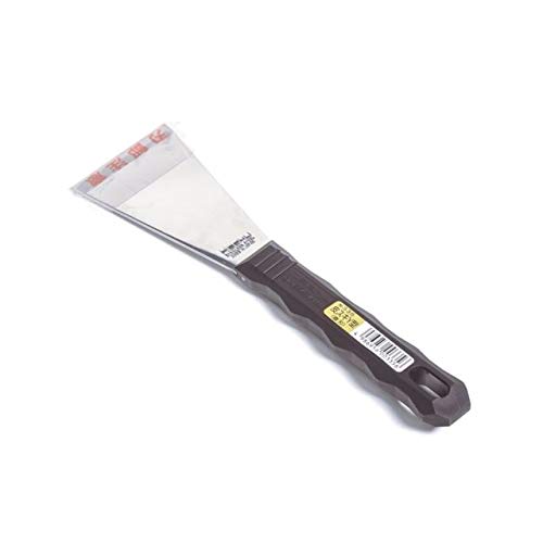 Nisaku NJP335 Paint and Putty Scraper Knife, Authentic Tomita (Est. 1960) Japanese Stainless Steel, 2" Straight Blade