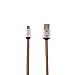 Solove Micro USB Cable 3.3FT (1M) - Handsewn PU High Speed USB 2.0 A Male to Micro B Data Sync and Charge Cable for Android, Samsung, Nexus, HTC, Sony and More (Brown)