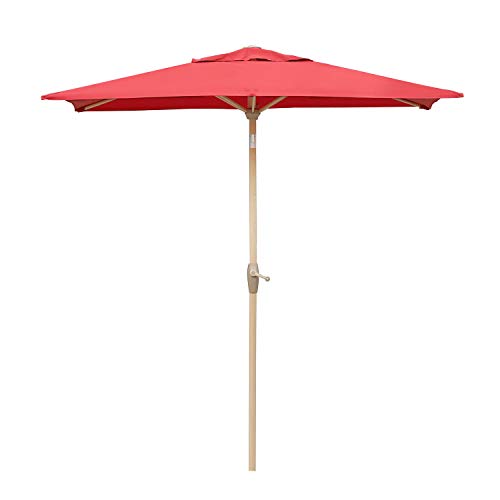 Sekey Balkon Sonnenschirm Marktschirm Gartenschirm Terrassenschirm Sonnenschutz UV 50+ Rechteckig – Bild 3