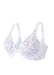 Glamorise Women's Front Close Stretch Lace Wonderwire Bra, White, 40B
