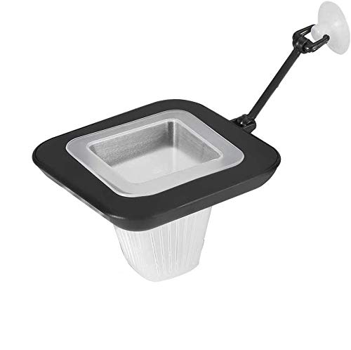 DollaTek Red Worm Feeder: Fish Feeder with Suction Cup & Floating Feeding Ring