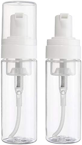 Plastic Foamer Pump Bottle Mini Liquid Foaming Bottles Empty Travel Foam Soap Dispenser for Refillable Travel Hand Soap Foaming, Shampoo