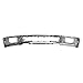 MBI AUTO - Chrome, Steel Bumper Face Bar for 2015-2017 Ford F150 Pickup W/Fog 15-17, FO1002422