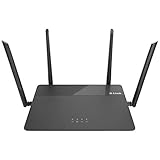 D-Link Smart Router AC1900 Wireless WiFi Dual Band MU-MIMO Powerful Dual Core Processor Fast Gaming & 4K Streaming Reliable Coverage (DIR-878)