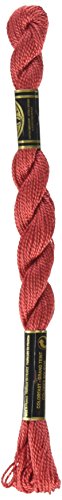 DMC 115 5-347 Pearl Cotton Thread, Very Dark Salmon, Size 5