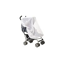 Strollers Net For Indoor & Outdoor Use, Insect Safety Netting, Mosquito, Bee, Bug Net, Fits Most Strollers and Bassinets, Breathable and Comfortable for baby, Elastic For Secure Fit, Color White