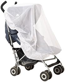 Strollers Net For Indoor & Outdoor Use, Insect Safety Netting, Mosquito, Bee, Bug Net, Fits Most Strollers and Bassinets, Breathable and Comfortable for baby, Elastic For Secure Fit, Color White