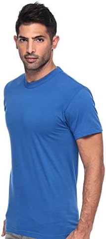 BYC Blue Cotton Round Neck T-Shirt For 