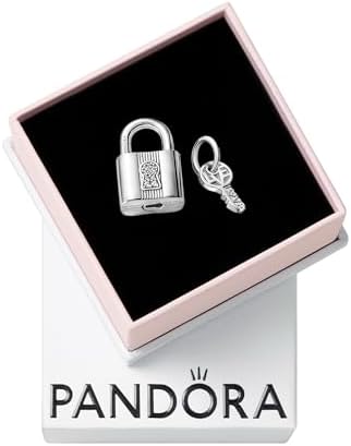 Padlock and Key Dangle Charm パンドラ チャーム Amazon.com: PANDORA Padlock & Key Dangle Charm - Gift for Her