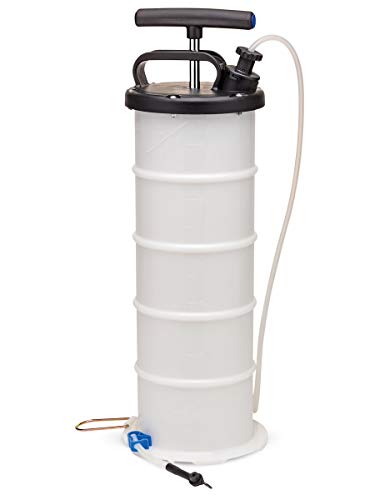 Fairmount Manual 6.5L Oil Extractor Pump Vacuum Fluid Evacuator Motor Engine Oil & Brake Fluid & Clutch Fluid & Power Steering Fluid Changer