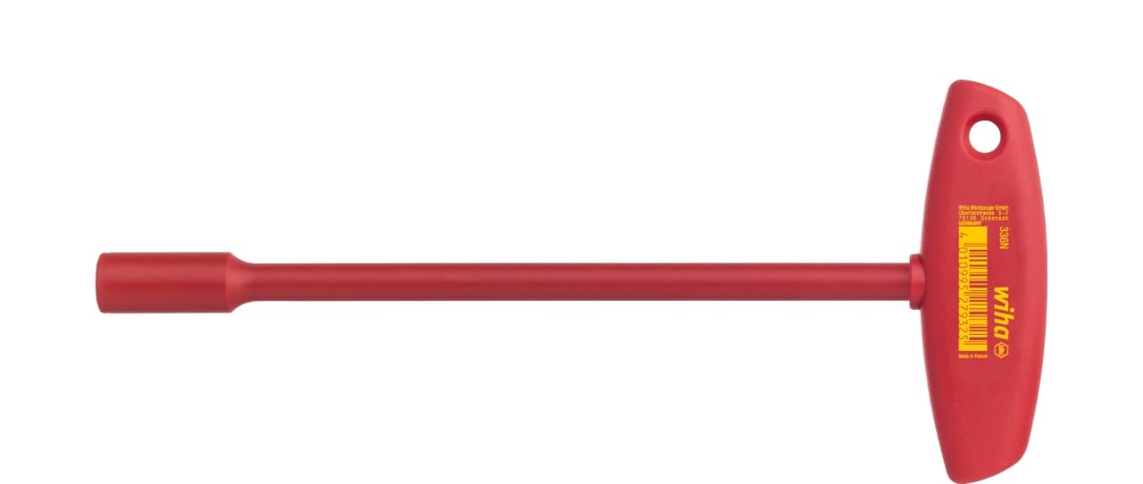 Wiha VDE T-Handle hex nut Driver, 336N080200