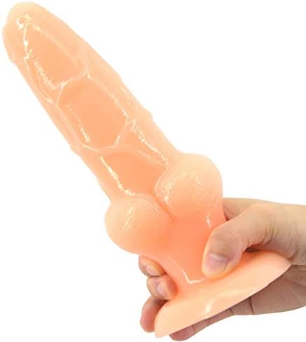 Sexevib 2019 Wonderful Gift Realistic Dog Shape Silicone Toy for Women 8 Inch 100% Secret Packing