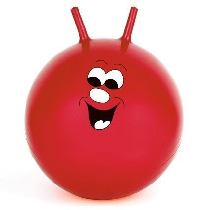 LARGE JUMP N BOUNCE SPACE HOPPER 20" INCH BALL ADULT/KID OUTDOOR TOY NEW - RED COLOUR