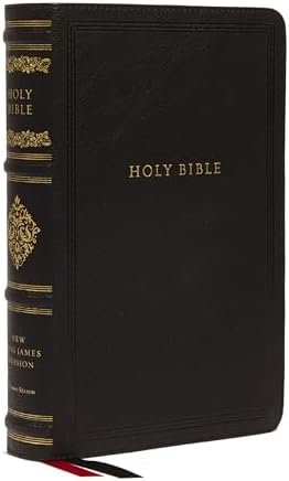 NKJV Holy Bible, Super Giant Print Reference Bible, Brown