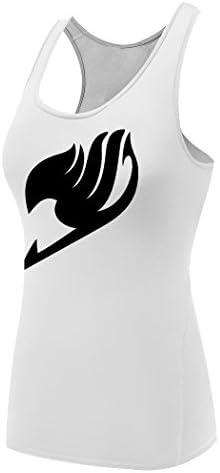 Sysuer Womens Japan Anime Fairy Tail Logo Base Layer Dry Fit Training Tank Top