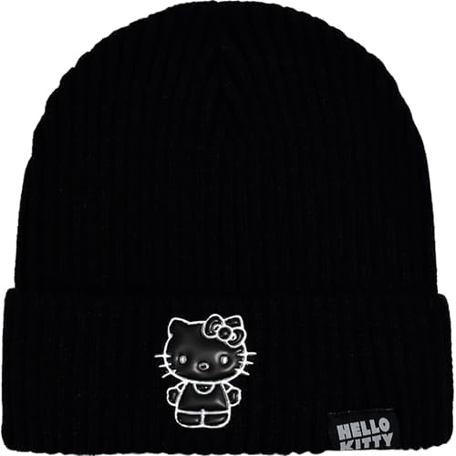 Amazon.com: Bioworld Hello Kitty Novelty Ear White Acrylic Beanie