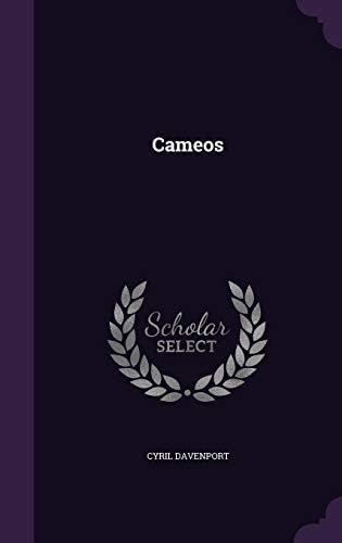 Cameos Hardcover – Import, 2 Sep 2015