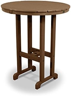 Trex Outdoor Monterey Bay Round Bar Table Table Size: 36", Color: Tree House