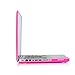 RUBAN Plastic Hard Case Shell and Keyboard Cover Compatible with MacBook A1278-Older Version MacBook (2012 2011 2010 2009) -hot pink