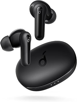 soundcore by Anker P2 Mini Bluetooth Kopfhörer, In Ear Kopfhörer mit 10mm Audiotreiber, intensiver Bass, EQ, Bluetooth 5.2, 32 Std Akku, Aufladen mit USB-C, minimalistisches Design(Nachtschwarz) 3