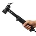 BareFour Camping Hammer Heavy Duty with Tent Stake Remover, 12.6" Steel Tent Hammer - Rubber Covered Handle Tent Mallet with Holding Strap (Black)