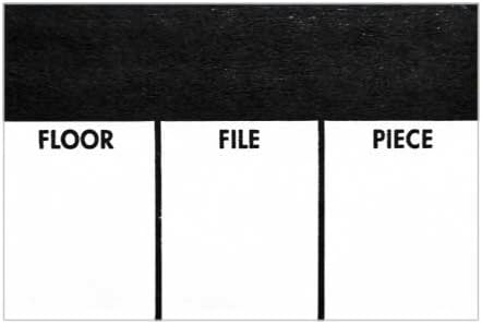 EcoBox Color Coded Mover's Labels 3 x 2 Inches (E-3962-Black)