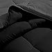 Bare Home Twin/Twin Extra Long Comforter - Reversible Colors - Goose Down Alternative - Ultra-Soft - Premium 1800 Series - All Season Warmth - Bedding Comforter (Twin/Twin XL, Black/Grey)