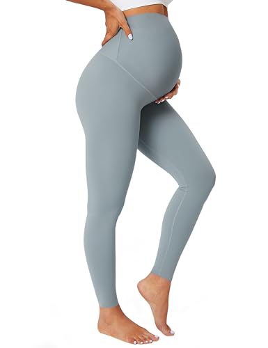 31eGAyAMbrL Baydi Nudi Blickdichte Umstandsleggings High Waist Umstandshose Damen Schwangerschaft Leggings Lang Stretch Schwangere Hose