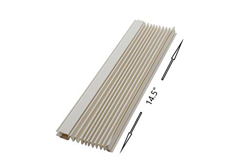 Just4Repair 1 Pair Window Air Conditioner Side Curtains Screen Accordion L&R (AC-6100-66)