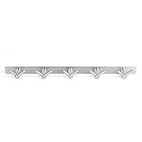 BEIYI Hooks Hanger Rack Wall Mount Stainless Steel (10 Hooks)