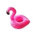 Inflatable Floating Flamingo Drink Holder 12 Pack Swimming Pool Float Coasters Coke Cup Holder for Beverage Cans Cups & Bottles - Fun Kid & Adult Pool Party …
